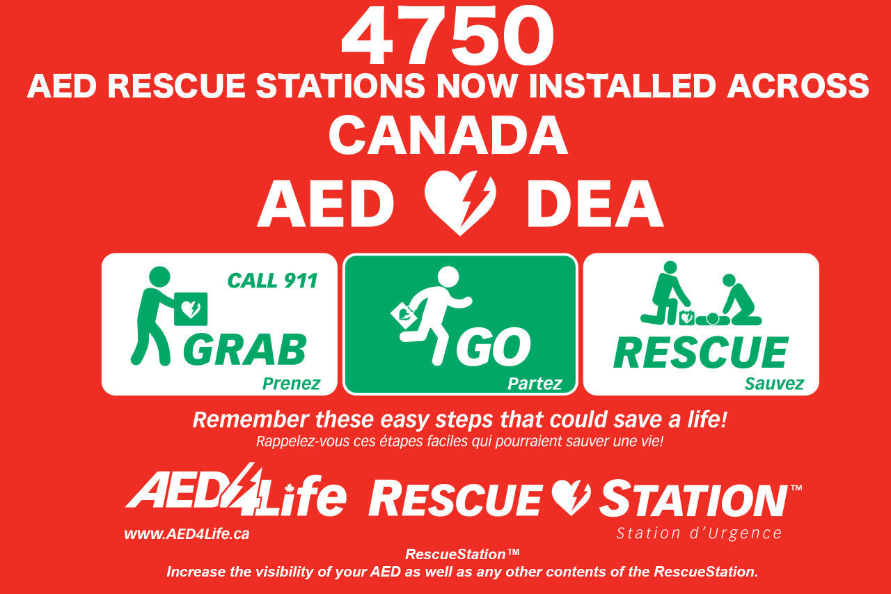 Rescue Station Cabinets and AEDS Deployed Across Canada