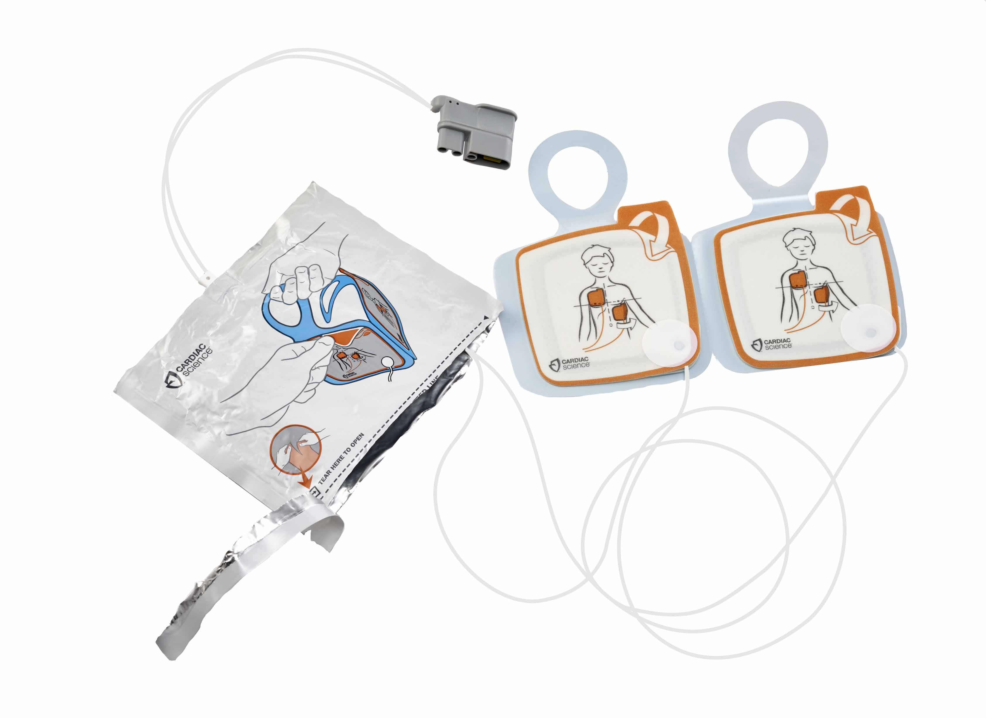 DAE BILINGUE Cardiac Science G5 - Ensemble complet