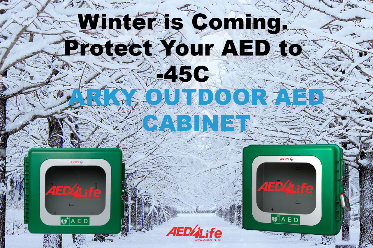ARKY outdoor AED cabinet