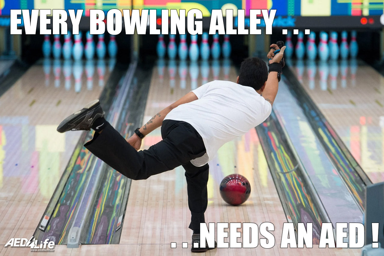 Why Every Bowling Alley in Canada Needs an AED — Protect Guests, Teams, and Families