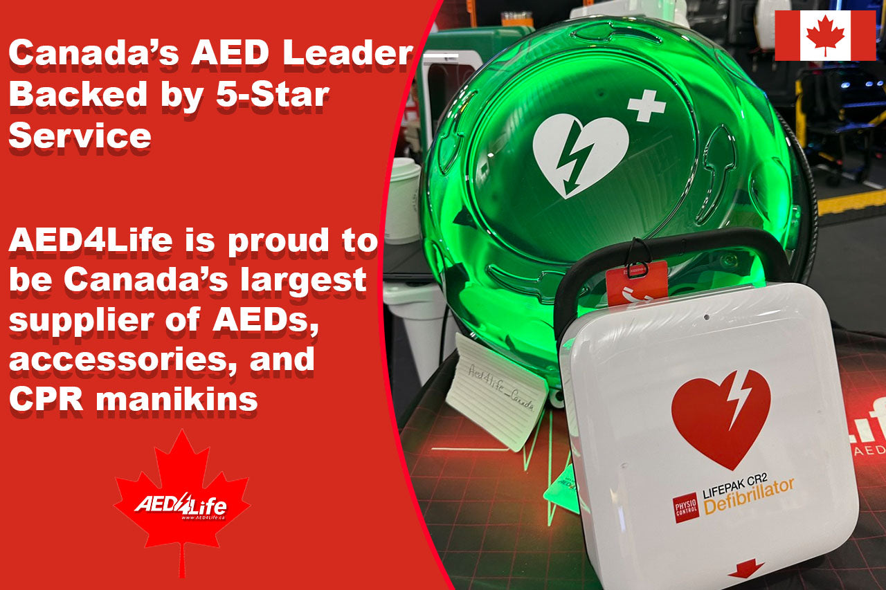 Canada’s AED Leader — Backed by Real 5-Star Canadian Service