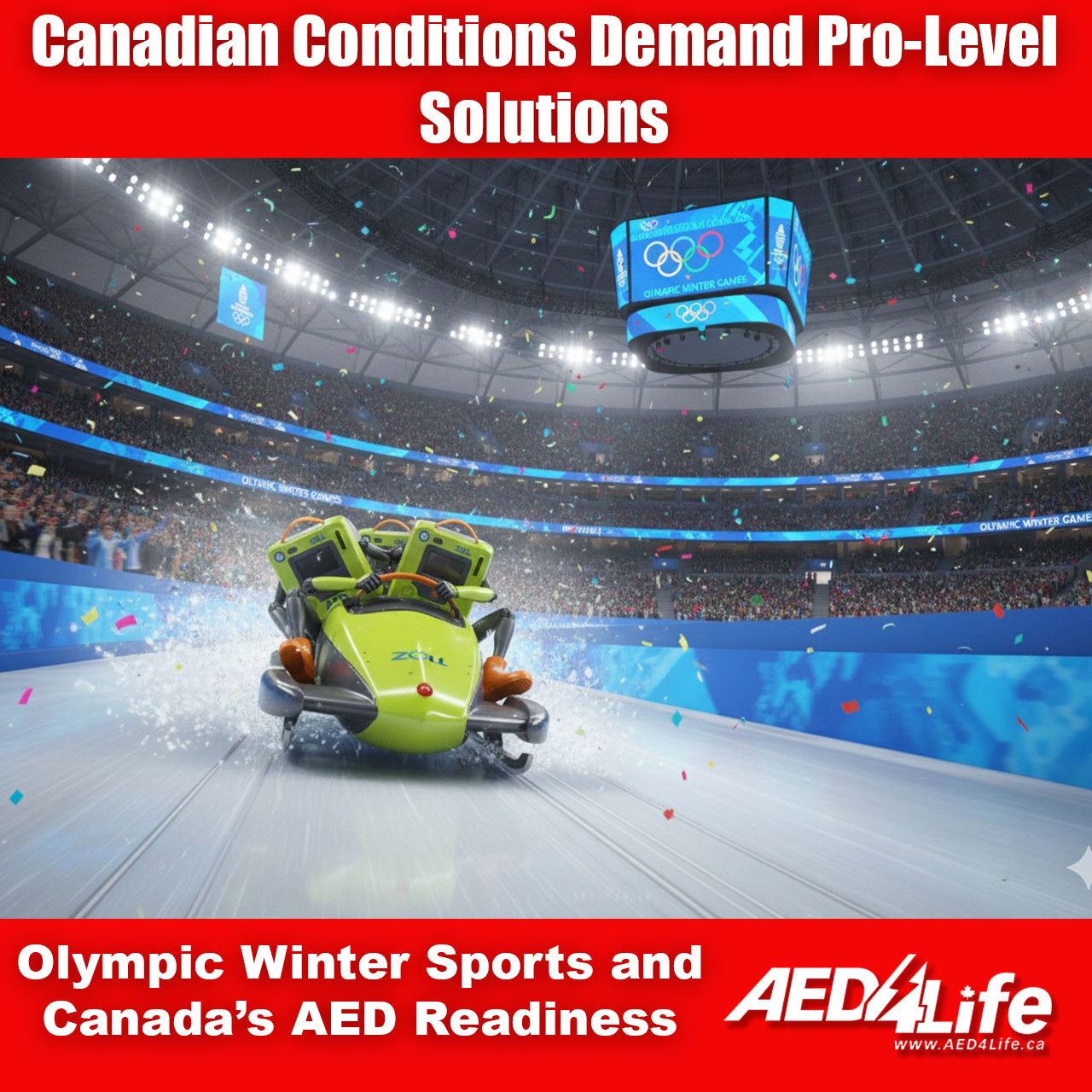 ZOLL AED 3 Units In Bobslede Together