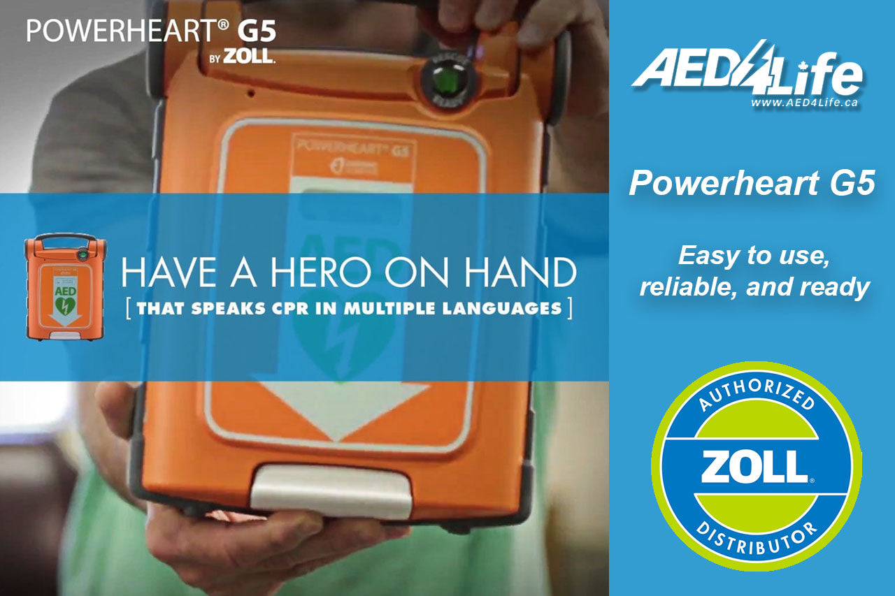 Powerheart G5 designed for first-time responders