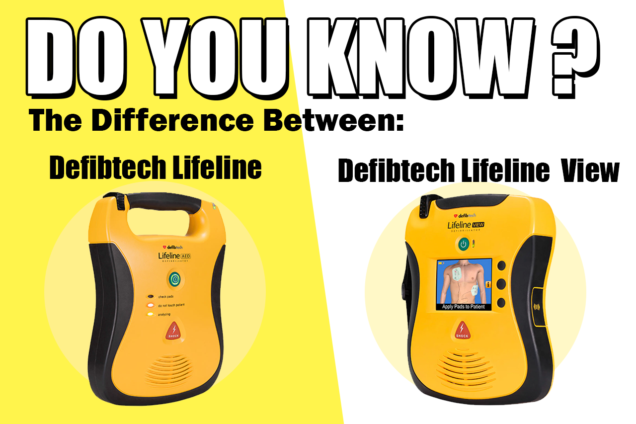 Defibtech Lifeline vs. Lifeline View AEDs