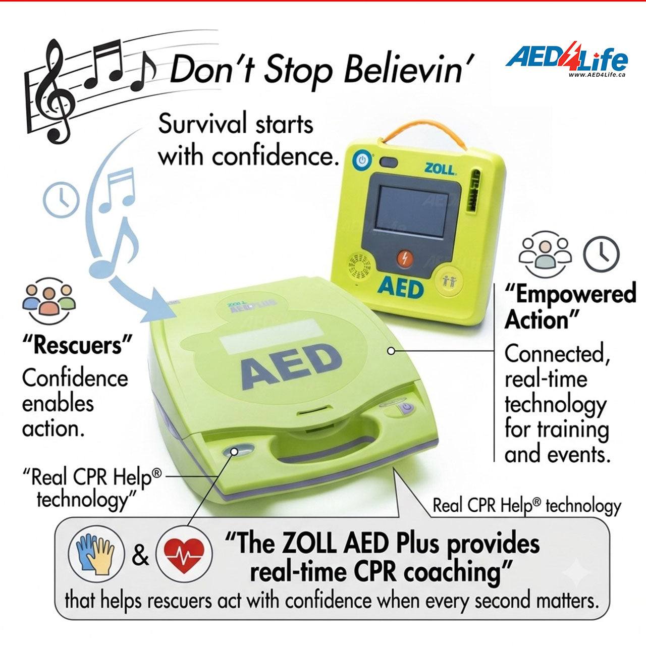 ZOLL AEDS Sining Don't Stop Believing