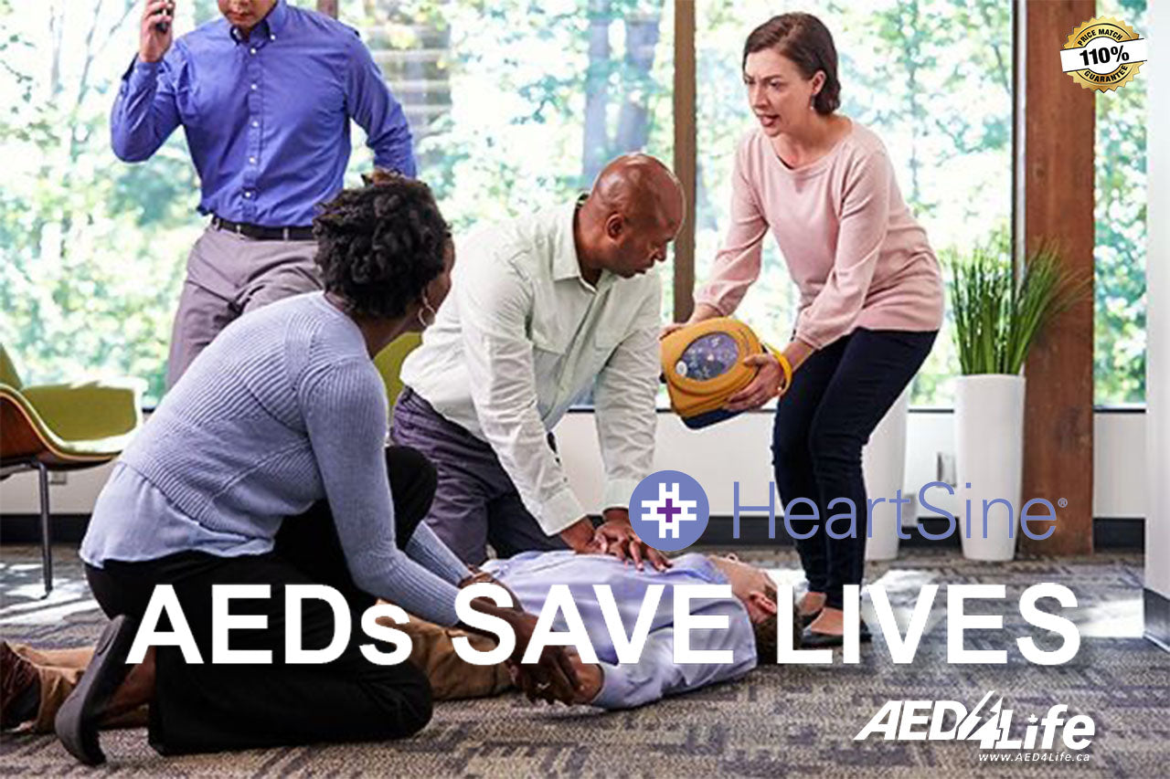 The HeartSine 350, 360, and 500 are automated external defibrillators AEDs