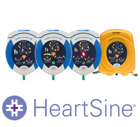 HeartSine samaritan AEDs 350P, 360P and 500 P