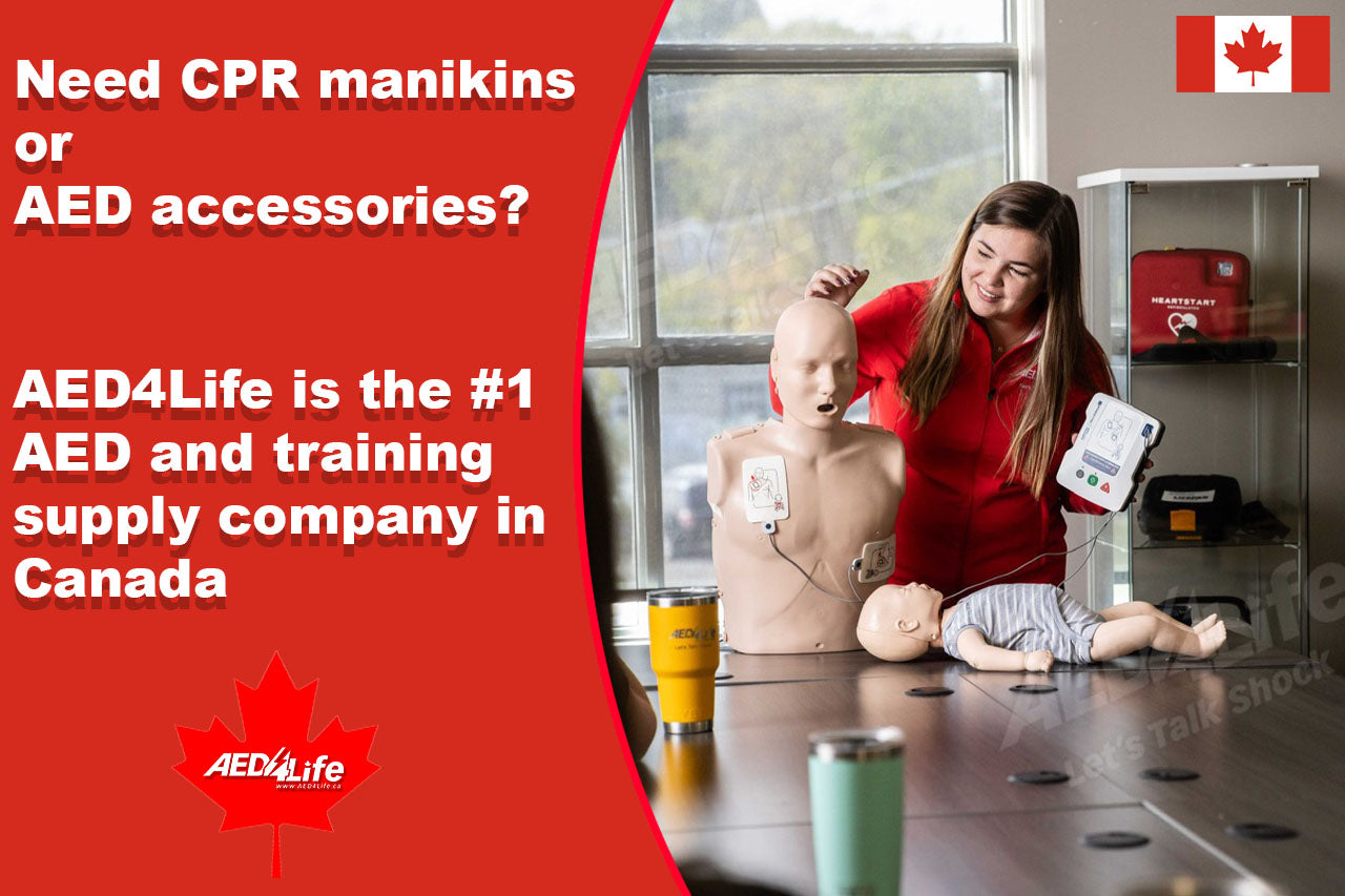 Need CPR Manikins or AED Accessories? The AEDShop Has You Covered — Canada’s AED Supplier from Coast to Coast