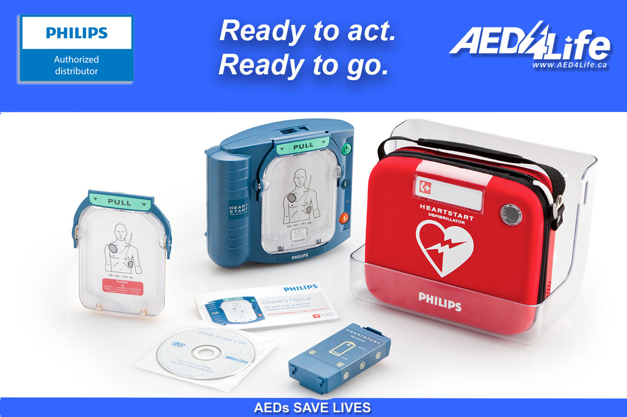 Philips Heartstart Onsite AED Ready to act.