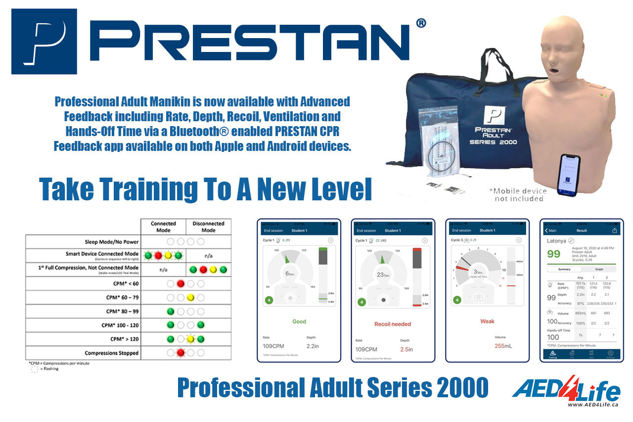 PRESTAN Professional Adult Series 2000 Manikin: CPR Training Solution