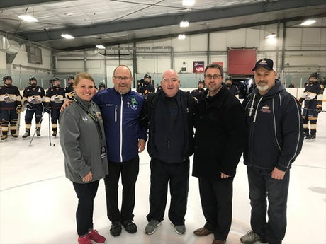 Referee saved by AED in Burlington