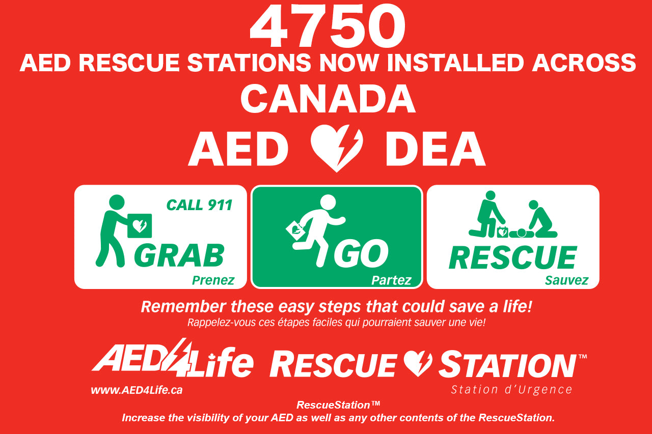 Rescue Station Cabinets and AEDS Deployed Across  Canada