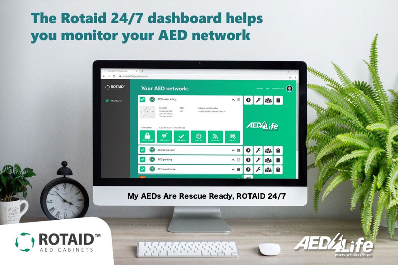 Why the ROTAID 24/7 Monitored AED Cabinet Are Your Perfect Partners