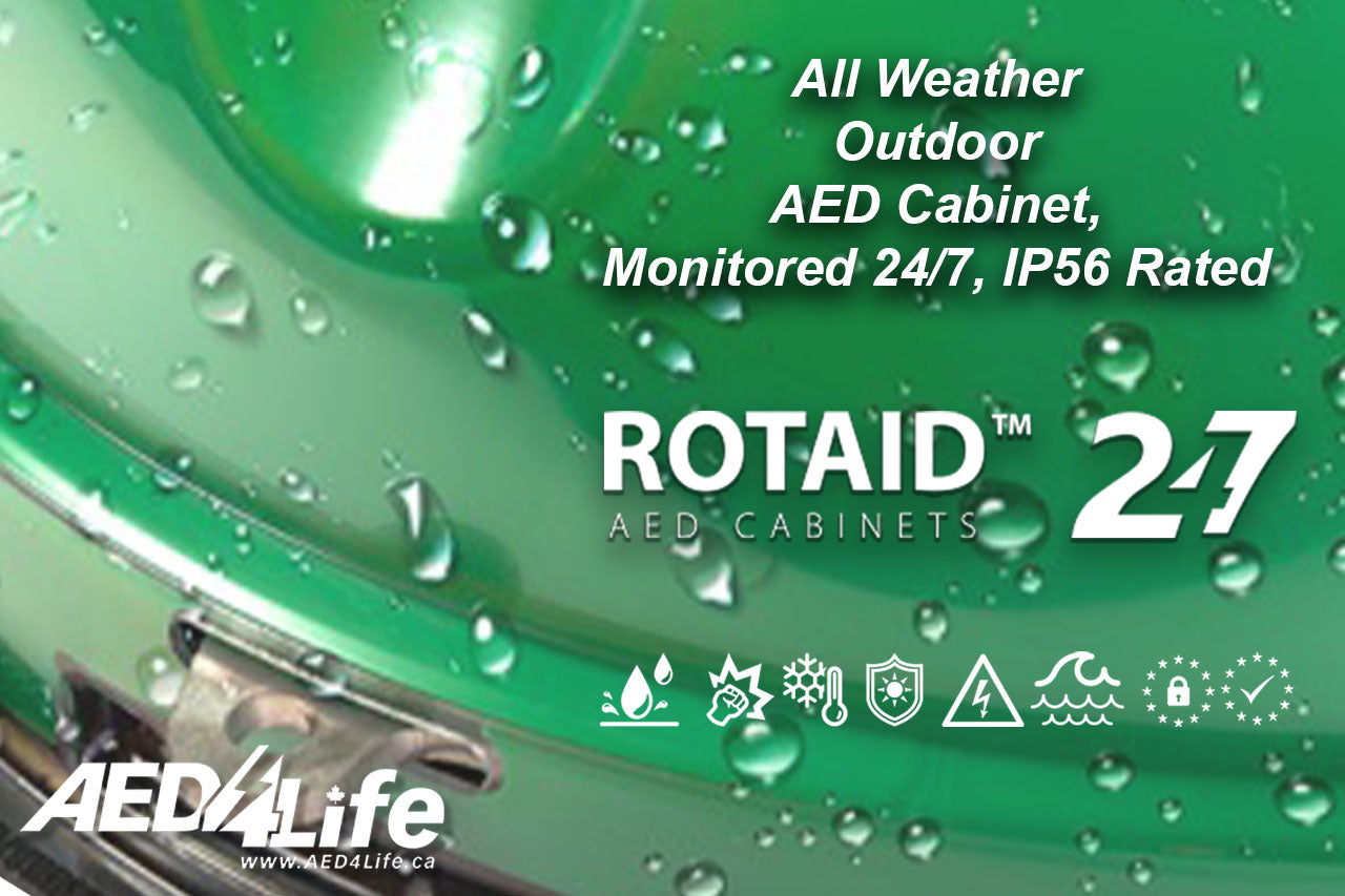 Why Invest in the ROTAID 24/7 Monitored AED Cabinet?