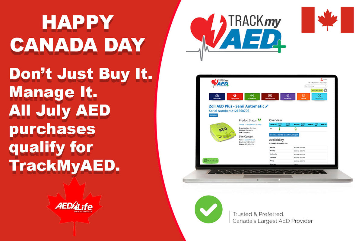 TrackMyAED™ – Canada's Leading AED Management Program – AEDShop