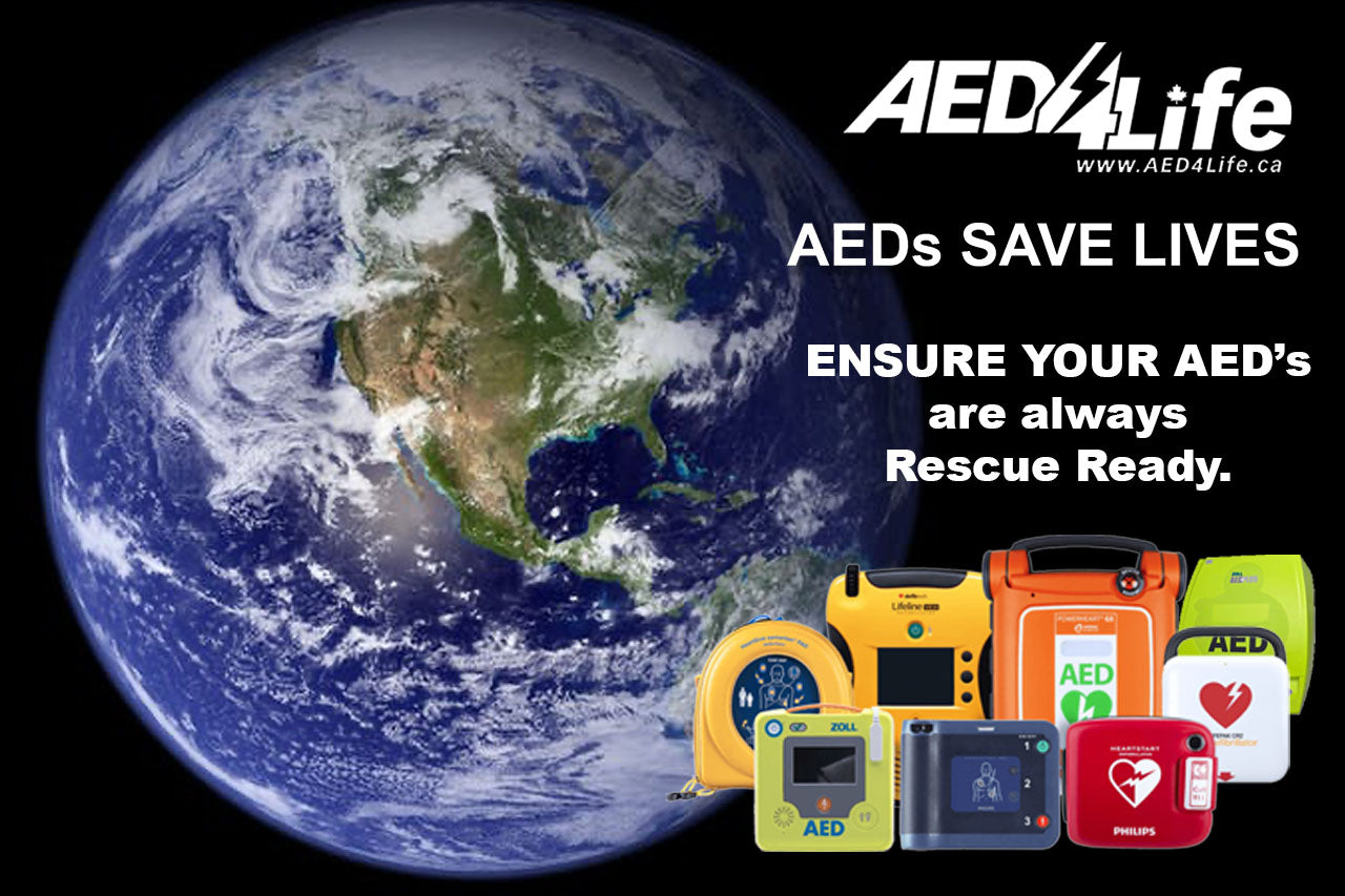 AED pads and batteries need to be changed every 2-5 years depending on the AED manufacturer and model of AED you own.