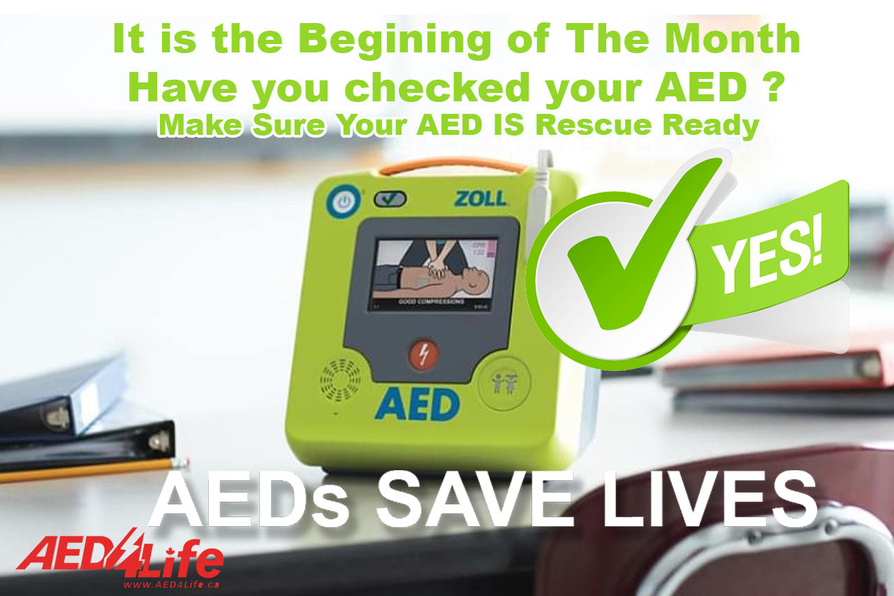 Proper maintenance of your AEDs will help ensure they are ready