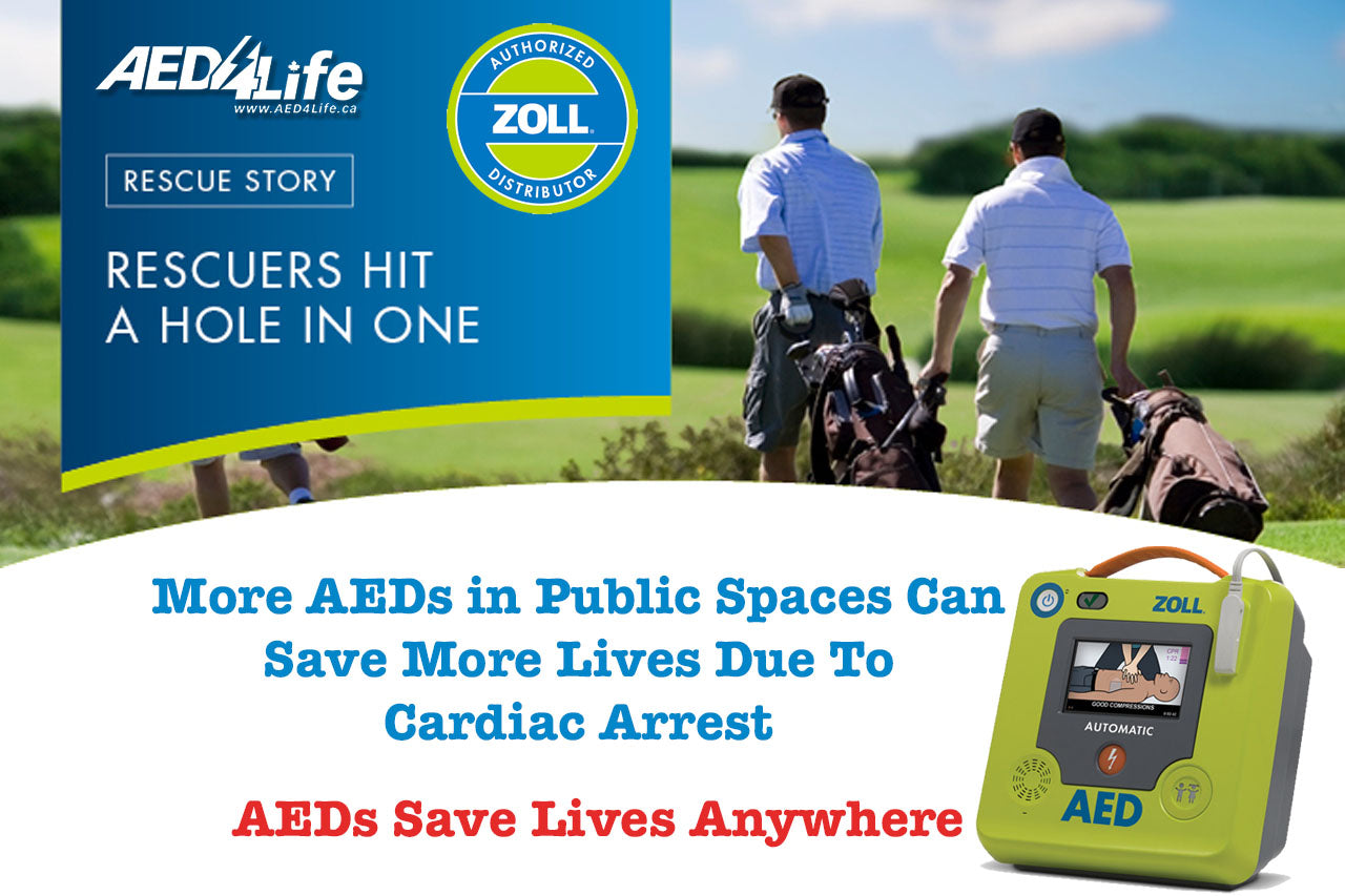 ZOLL AEDs on golf course critical in victim's survival