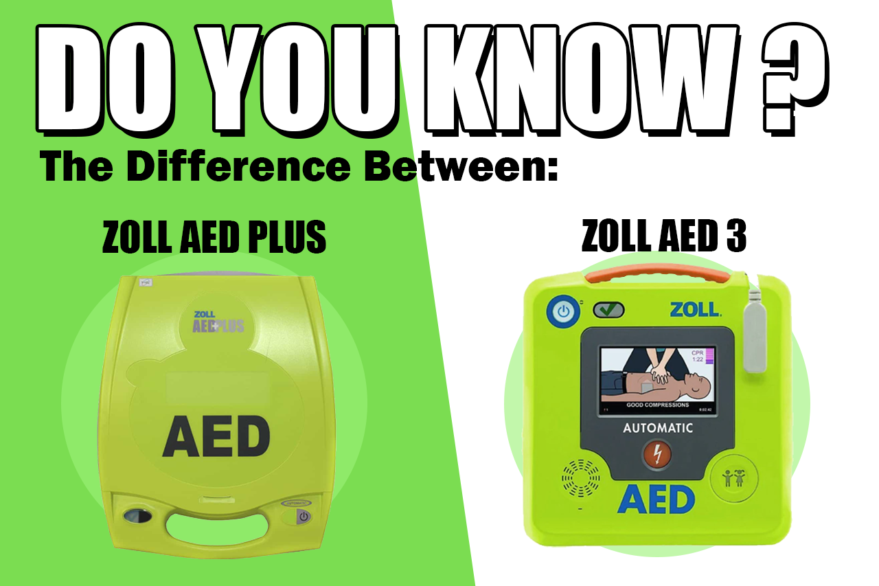 The ZOLL AED PLUS And the ZOLL AED 3