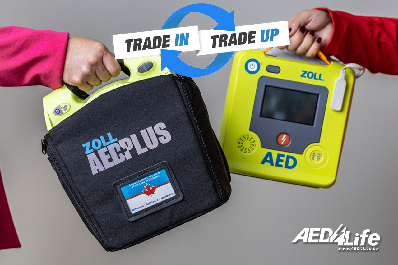 Why is it a good idea to trade in your older AED-units and up grade?