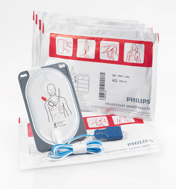 Philips HeartStart FR3 Électrodes intelligentes de remplacement pour adultes III (paquet de 5)