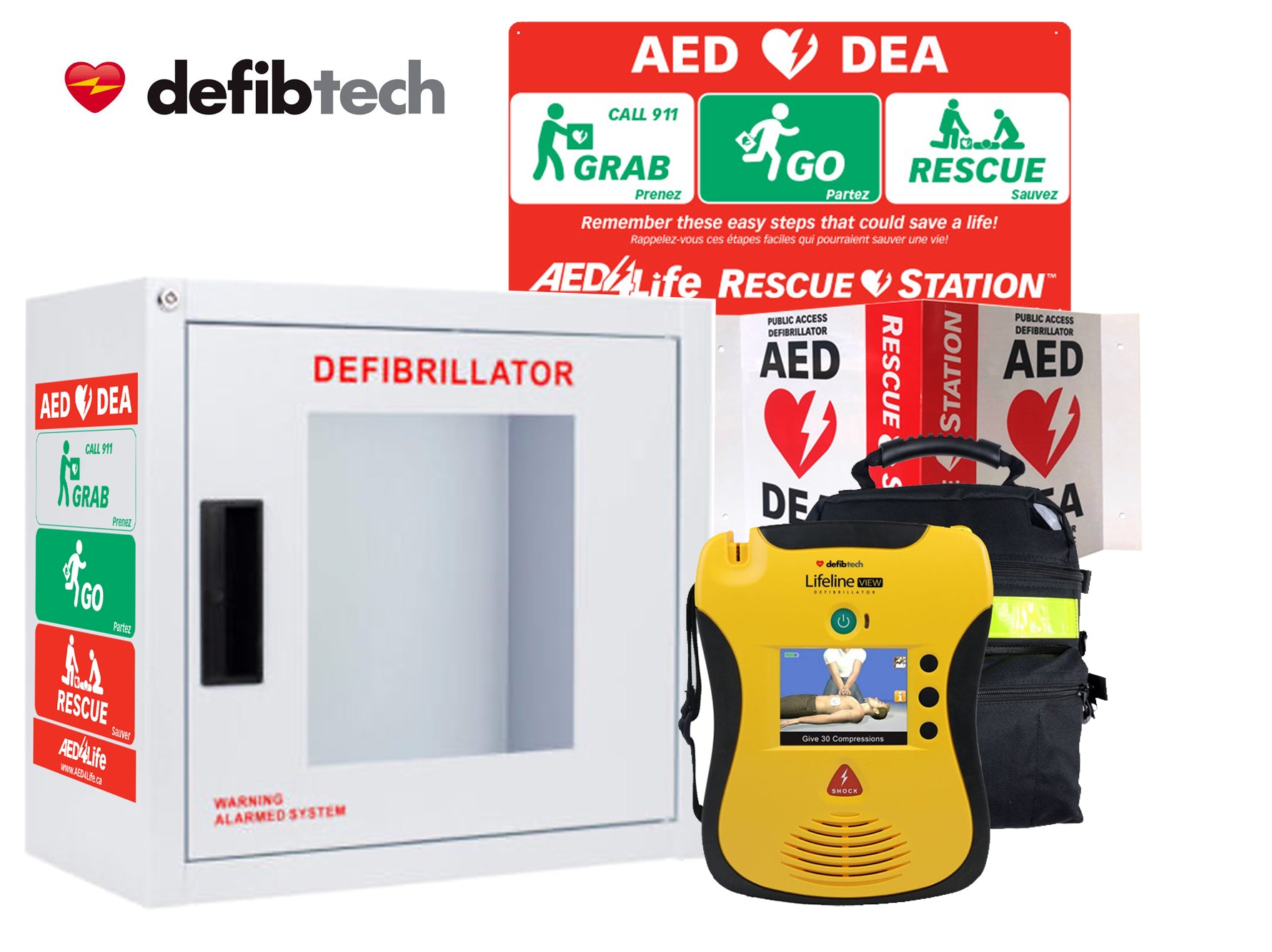 Defibtech Lifeline VIEW - Complete Package – The AED Shop