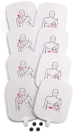 Coussinets d'entraînement de remplacement AED UltraTrainer pour adultes/enfants