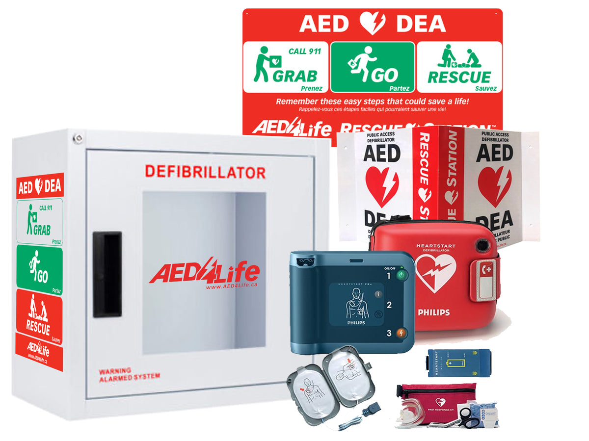 Défibrillateur Philips HeartStart FRx - Ensemble complet