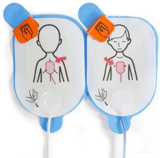 Ensemble d'électrodes pédiatriques - DAE Defibtech Lifeline