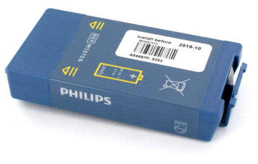 Batterie de remplacement pour DAE Philips FRx, 4 ans, AVIATION