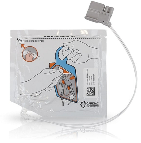 Électrodes d'entraînement pour Cardiac Science Powerheart G5