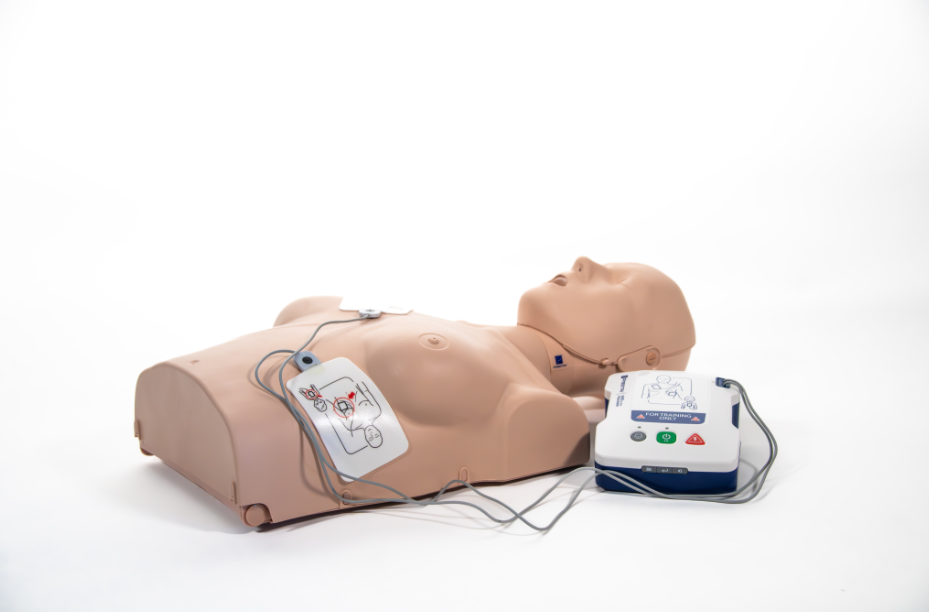 The AED Shop's PRESTAN Professional Adult Female Manikin with CPR Feedback, Single, is perfect for effective CPR training, featuring an integrated CPR Rate Monitor for precise feedback on a white background.