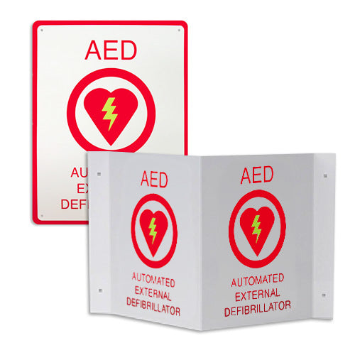 Aed Unit Sign AED Sign Package – AEDShop