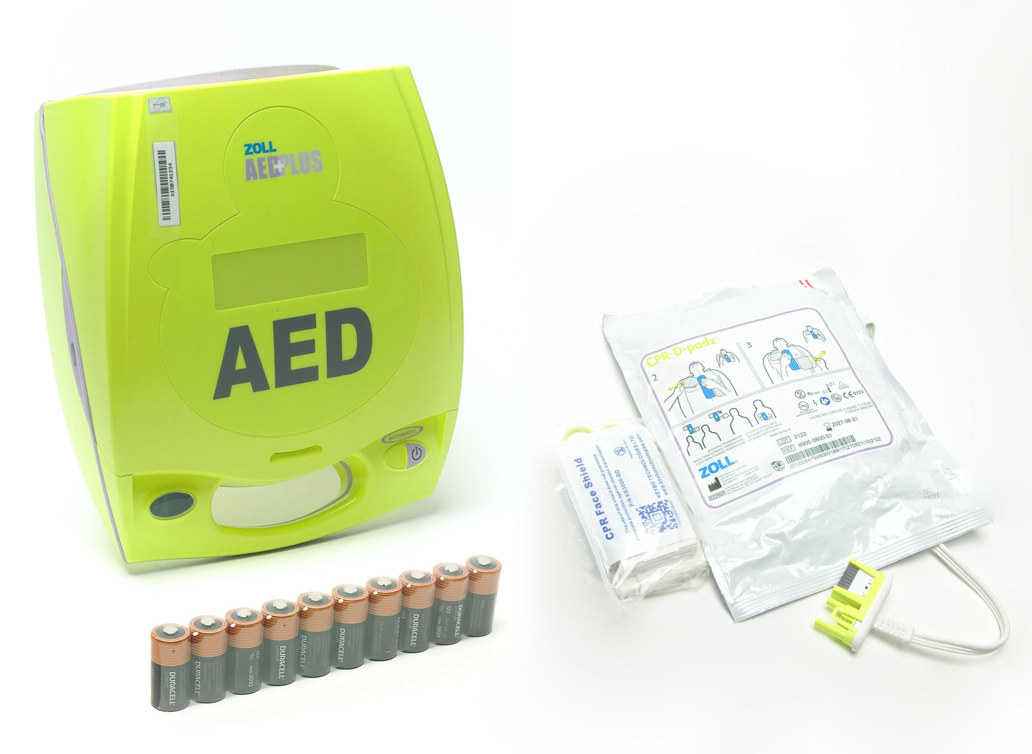 ZOLL AED PLUS with Pads and Batteries