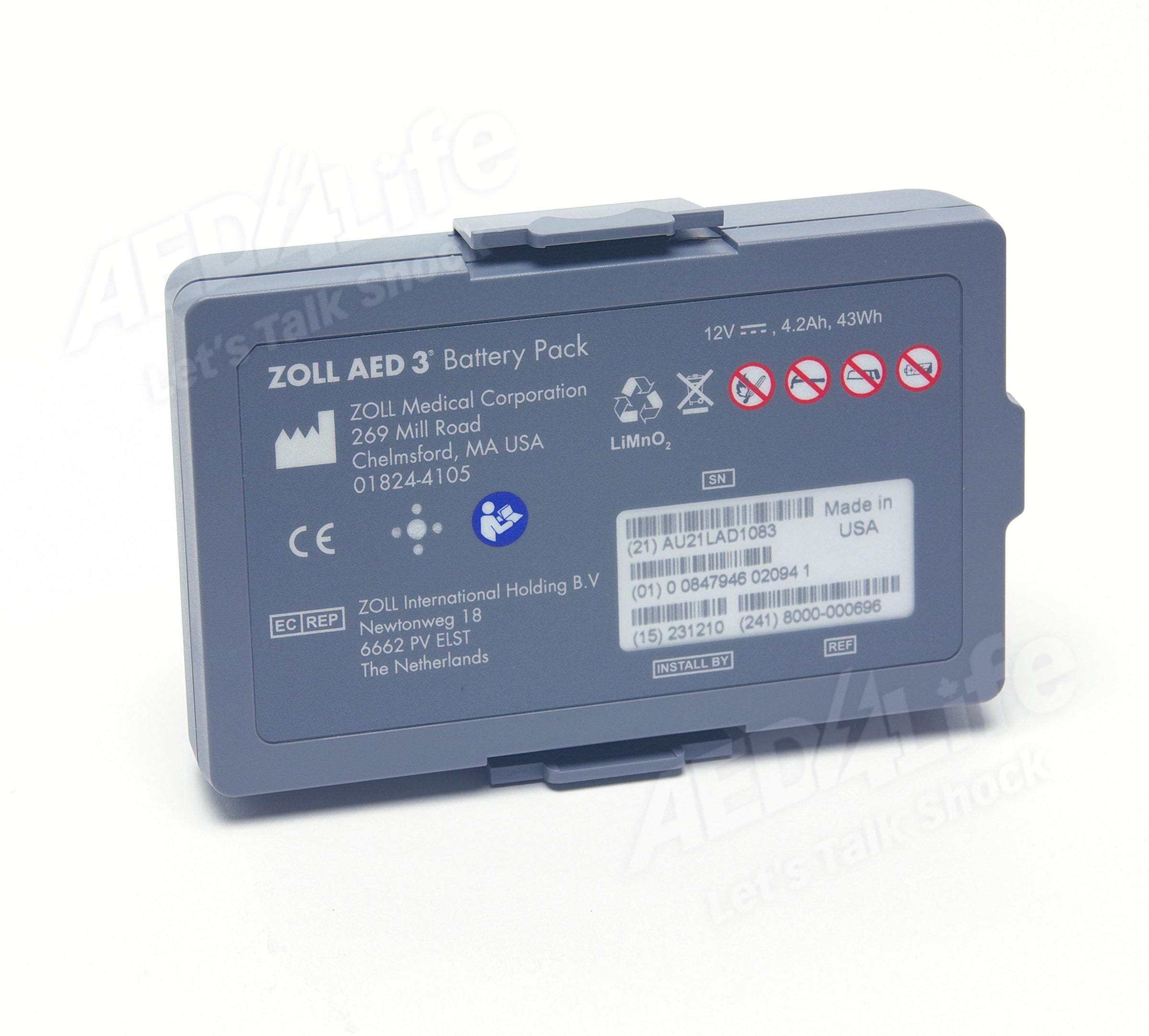 ZOLL AED 3 BLS Semi-Automatique