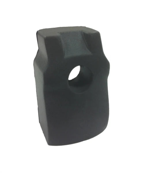 A black foam piece with a central circular hole, designed as a chest replacement for the PRESTAN Professional Infant Manikin.