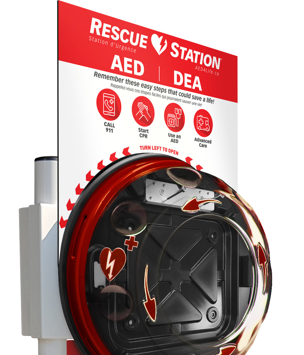 Panneau arrière RescueStation™ pour armoire Rotaid