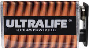 Batterie au lithium 9V (DEA Defibtech Lifeline)