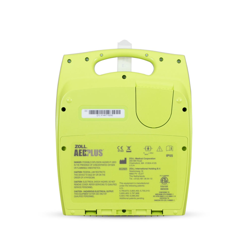 ZOLL AED PLUS Backside